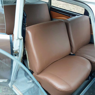 sellerie automobile, remplacement des cuirs de sièges intérieur citroën DS de collection